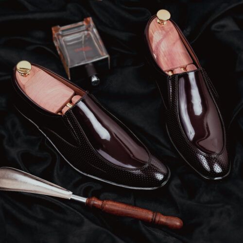 Men Pointed-Toe Slip-On Formal Shoes